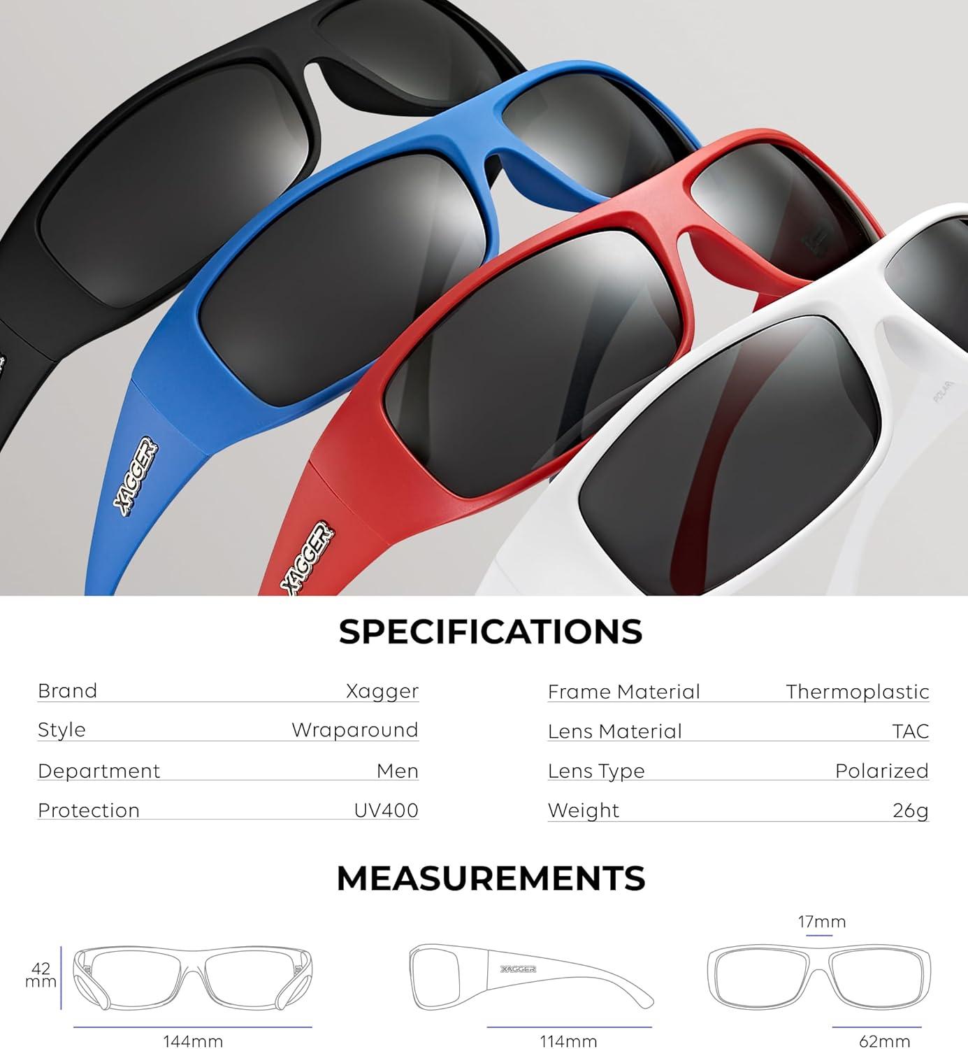 imageXagger Sports Polarized Sunglasses for Men Wrap Around TR90 Frame Sun GlassesMatte White Rose Gold Mirror