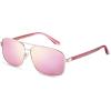 Rose Gold - Pink Temples | Pink Mirror